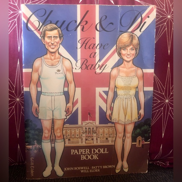 Vintage Chuck & Di have a Baby ! Baby Doll Book - Picture 10 of 12